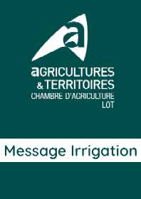Dernier  Bulletin de Conseil Irrigation du 10 août 2022